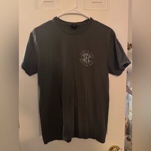 SEC Logo Adults Crewneck T-Shirt Gray Small